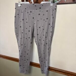Torrid full length Grey star‎ print leggings size 2 plus